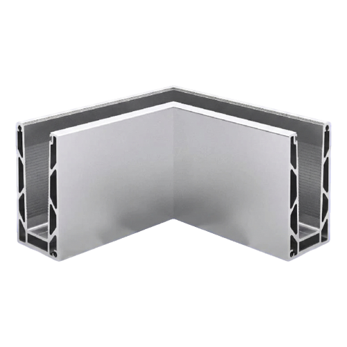 Kozza KE100 – profil U colțar interior 90° pentru balustrade din sticlă, fixare de sus 000-854 (1)