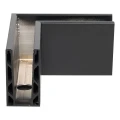 Kozza KE 100 – profil U colț interior 90° pentru balustrade din sticlă, gri închis 000-855 (3)