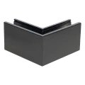 Kozza KE 100 – profil U de colț exterior 90° pentru balustrade din sticlă, gri închis RAL 7021 000-858 (2)