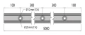 Kozza KE 100 – profil U pentru balustrade din sticlă 5000 mm gri închis 000-862 (4)