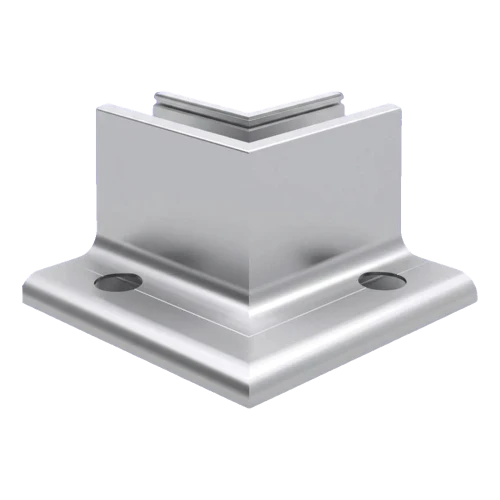 Kozza KE 105 – profil L colțar interior 90° pentru balustrade integral din sticlă, aluminiu, anodizare mată 000-865 (1)