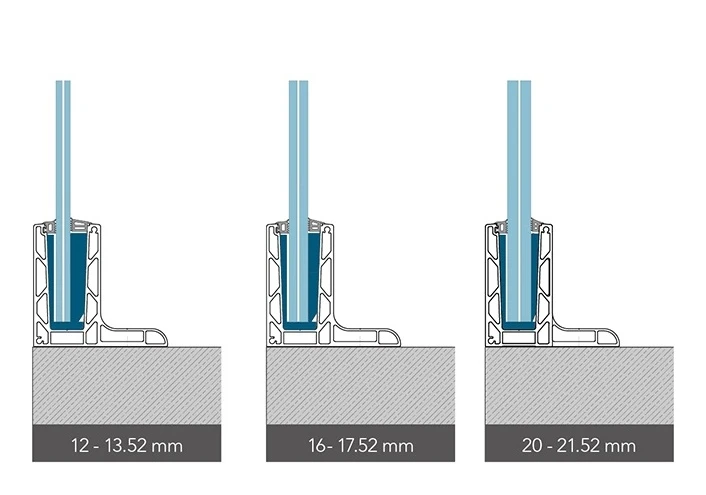 Kozza KE 105 – profil aluminiu tip L pentru balustrade cu sticlă 5000 mm 000-871 (5)