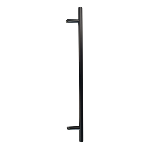 PSG mâner pentru ușă unilateral rotund negru 32×1200 mm AISI 304 – fixare 45° 000-721 (1)