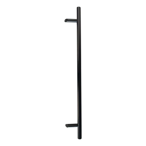 PSG mâner pentru ușă unilateral rotund negru 32×1200 mm AISI 304 – fixare 45° 000-721 (1)