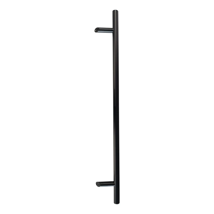 PSG mâner pentru ușă unilateral rotund negru 32×1200 mm AISI 304 – fixare 45° 000-721 (1)