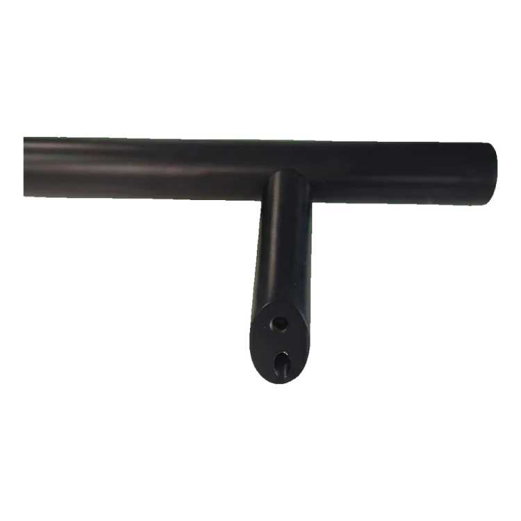 PSG mâner pentru ușă unilateral rotund negru 32×1200 mm AISI 304 – fixare 45° 000-721 (3)