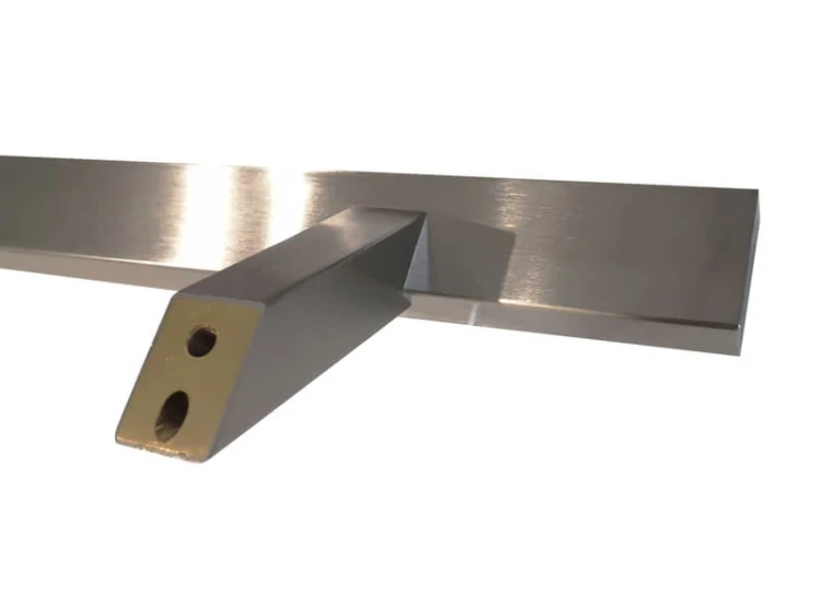 PSG Mâner-antaba pentru ușă unilateral dreptunghiular 45° AISI 304 satinat 1400 mm 000-749 (3)