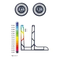 Kozza KE 105 – profil din aluminiu L pentru balustrade din sticlă integrală 5000 mm negru 000-872 (4)