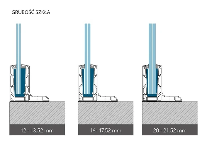 Kozza KE 105 – profil din aluminiu L pentru balustrade din sticlă integrală 5000 mm negru 000-872 (8)