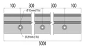 Kozza KE 105 – profil din aluminiu L pentru balustrade din sticlă integrală 5000 mm negru 000-872 (9)
