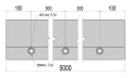 Kozza KE 120 – profil U pentru balustrade integral din sticlă 5000 mm, fixare laterală 000-877 (7)
