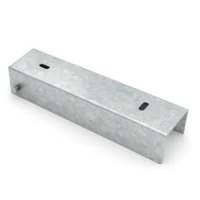 Profil C conector suport pentru zidărie de fund 200x50 zincat