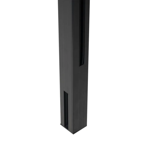 Stâlp de colț balustradă 45x45x1283mm sticlă 8,72mm gri închis Kozza KR7500 000-890 (2)