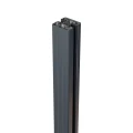 Stâlp de colț balustradă 45x45x1283mm sticlă 8,72mm gri închis Kozza KR7500 000-890 (4)