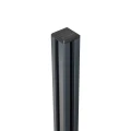 Stâlp de colț balustradă 45x45x1283mm sticlă 8,72mm gri închis Kozza KR7500 000-890 (6)