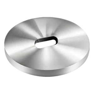 PSG distanțier pentru rotule punctiforme fi 50 mm / 5 mm – gaură ovală, AISI 304 satin