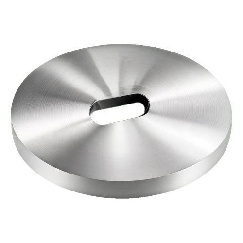 PSG distanțier pentru rotule punctiforme fi 50 mm / 5 mm – gaură ovală, AISI 304 satin 000-896 (1)