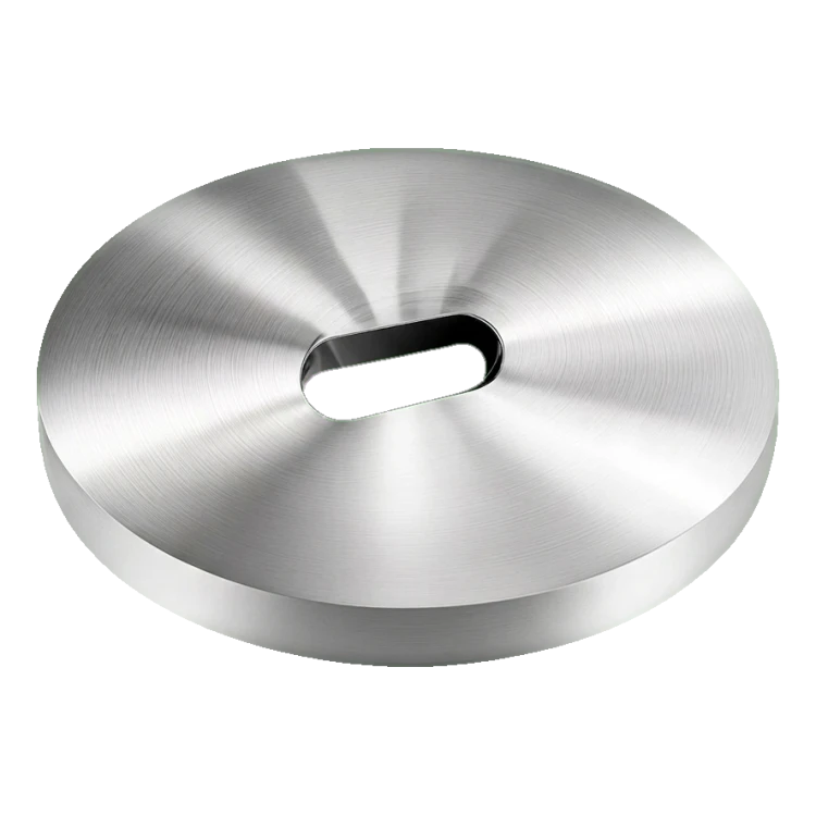 PSG distanțier pentru rotule punctiforme fi 50 mm / 5 mm – gaură ovală, AISI 304 satin 000-896 (1)