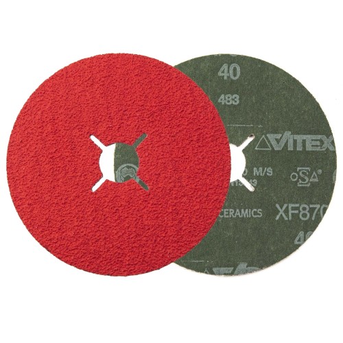 PFERD – disc fibros ceramic XF870 125 mm P40 (ambalaj 5 buc.) 000-930 (1)