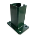 Bază pentru stâlp de gard 80x80 mm 8 mm verde 000-787 (1)