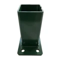 Bază pentru stâlp de gard 80x80 mm 8 mm verde 000-787 (3)