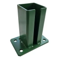 Bază pentru stâlp de gard 80x80 mm 8 mm verde 000-787 (4)