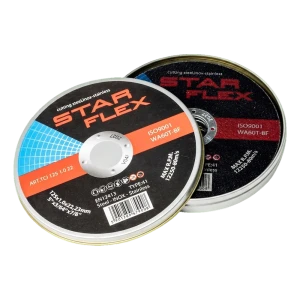Starflex – set discuri de tăiere pentru oțel și inox 125×1,0 mm (10 buc.)