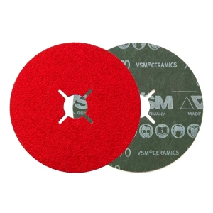 Disc fibros ceramic PFERD XF870 125 mm P60 – pachet 50 buc.