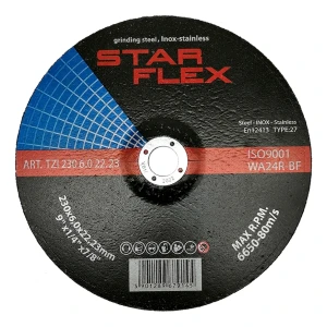 Star Flex – disc de șlefuit (degroșare) 230 × 6,0 mm T27 oțel și INOX