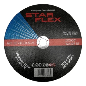 Starflex disc de tăiere pentru oțel și INOX 230 × 3,0 mm tip 41