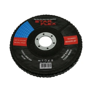 Star Flex – disc lamelat curbat T29 125 mm zirconiu granulație 60 INOX