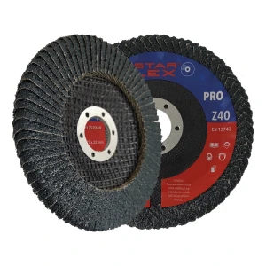 Starflex PRO – disc lamelos pentru suduri de colț 125 mm, granulație 40