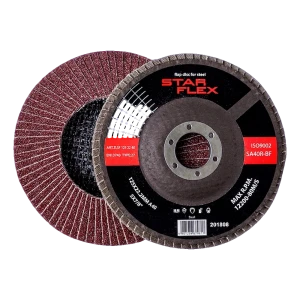 Starflex – disc laminar plat pentru oțel 125 mm granulație 40 (T27)