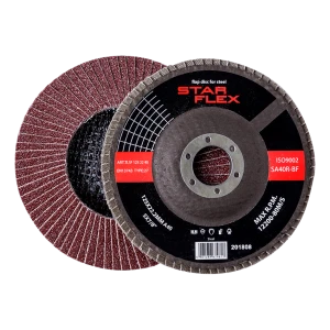 Star Flex disc lamelos pentru oțel T29 125 mm granulația 40
