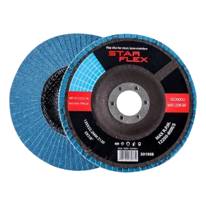 Star Flex – disc laminar curbat T29 125 mm zirconiu Z120 INOX