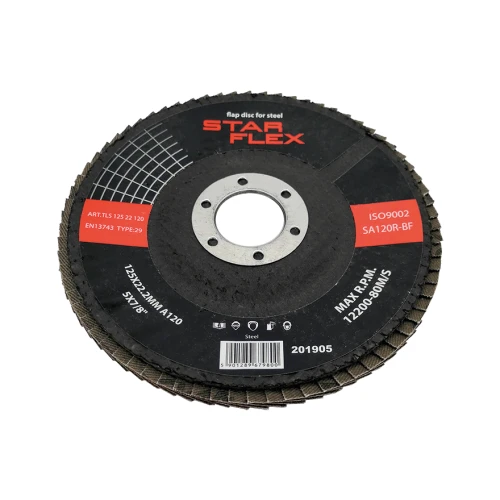 StarFlex disc de șlefuit lamelar pentru oțel T29 125 mm – granulație 120 000-971 (1)