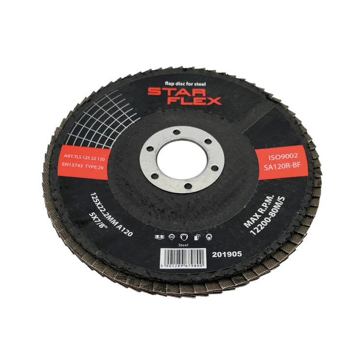 StarFlex disc de șlefuit lamelar pentru oțel T29 125 mm – granulație 120 000-971 (1)