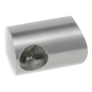 PSG suport final drept pentru balustradă pentru tijă fi 12 mm pe țeavă fi 42,4 mm – oțel inoxidabil AISI 304 satinat