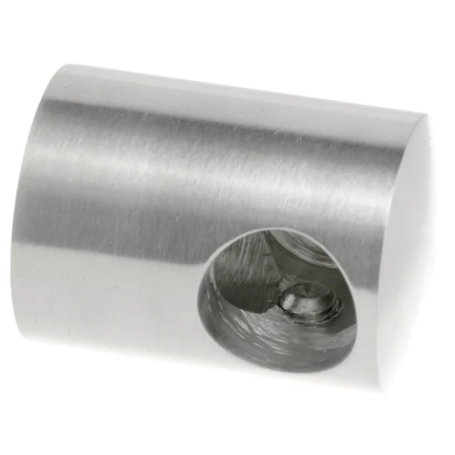 PSG suport de capăt stâng pentru balustradă pentru tijă fi 16 mm – AISI 304 satin, montaj la suprafață 000-983 (1)