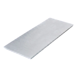 Kozza – capac lateral plat pentru profil U balustradă din sticlă 124×50 mm satin