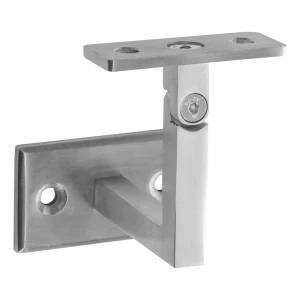 PSG suport balustradă articulat pentru perete 70×40 mm – oțel inoxidabil AISI 304 satinat, sistem plat
