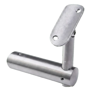 Postal – montaj axial articulat pentru stâlp cu mână curentă 42,4 mm AISI 304 satinat
