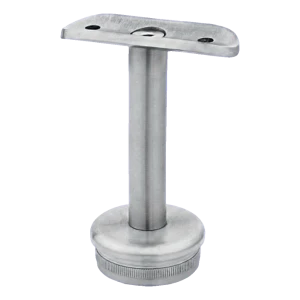 PSG Suport balustradă pentru mână curentă bătut fi 14 mm – oțel inoxidabil AISI 304 satinat, sistem 42,4 mm