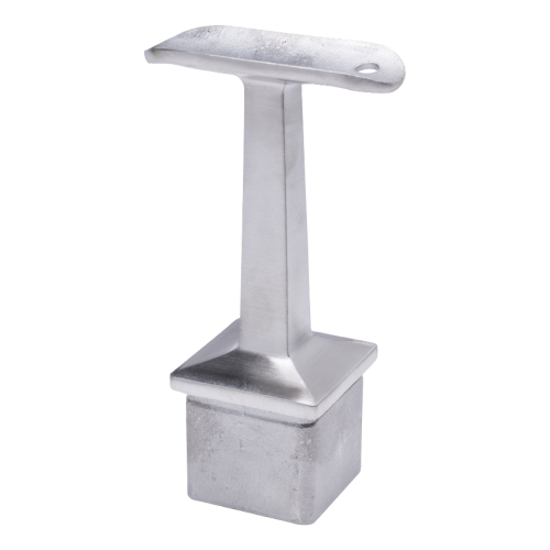 PSG suport balustradă din oțel inoxidabil 42,4 mm pentru stâlp 40x40 mm – lipit, satin 001-046 (1)