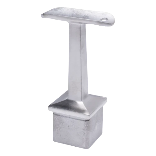 PSG suport balustradă din oțel inoxidabil 42,4 mm pentru stâlp 40x40 mm – lipit, satin 001-046 (1)
