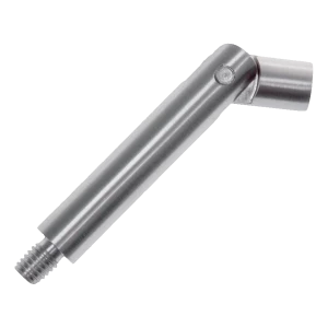 Tijă articulată pentru suport balustradă fi 12 × 75 mm – oțel inoxidabil AISI 304, satinat