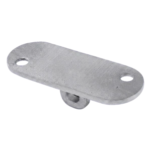 Postal – placă de montaj articulată pentru mână curentă plată 64×24 mm AISI 304 satin