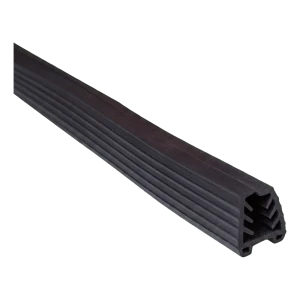 Garnitură de cauciuc pentru mâna curentă montată pe sticlă 11,5–13,5 mm, 24x24 mm / 5 m