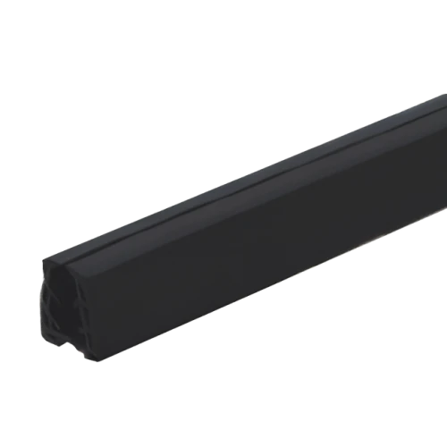 PSG Garnitură pentru prindere aplicată pe sticlă 20–21,5 mm – profil 24×24 mm, L=2500 mm 001-077 (1)
