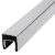 PSG Mâner aplicat pe sticlă 40x40 mm AISI 304 satin – 2500 mm 001-082 (1)